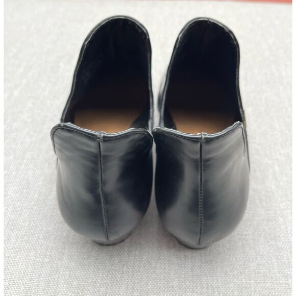 Zara Trafaluc black booties, pointy nose, deep side, cuts, great condition, 7.5 - Picture 6 of 9